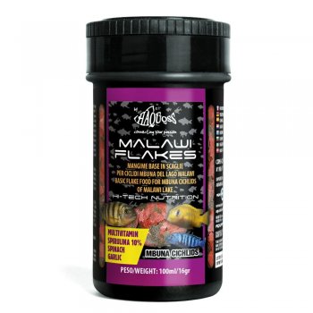 HAQUOSS MALAWI FLAKES, mangime in fiocchi per ciclidi